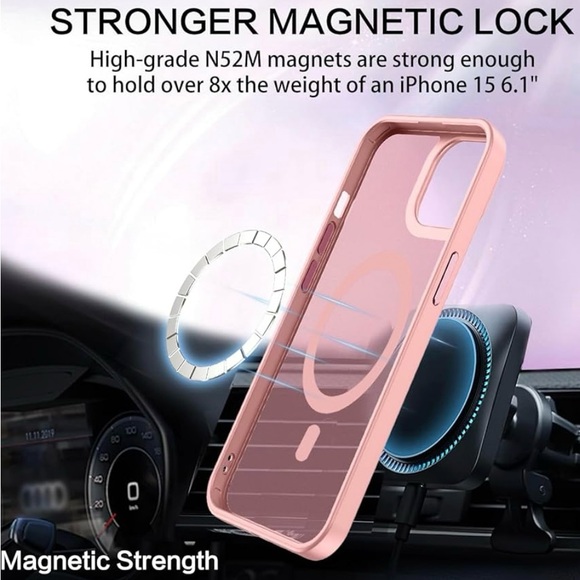 Pink IPhone 15 Case Cover - Picture 2 of 5